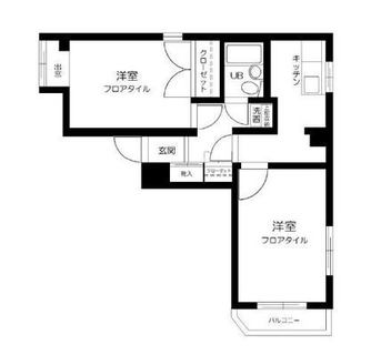 東京都豊島区雑司が谷１丁目 賃貸マンション 2K