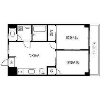 東京都板橋区大谷口２丁目 賃貸マンション 2DK