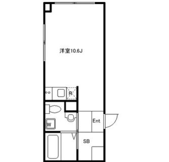 東京都豊島区千早４丁目 賃貸マンション 1R