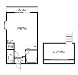 東京都練馬区小竹町１丁目 賃貸アパート 1R