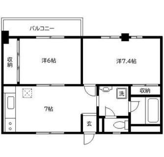 東京都練馬区北町７丁目 賃貸マンション 2DK