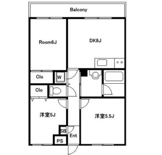 東京都板橋区赤塚３丁目 賃貸マンション 3DK