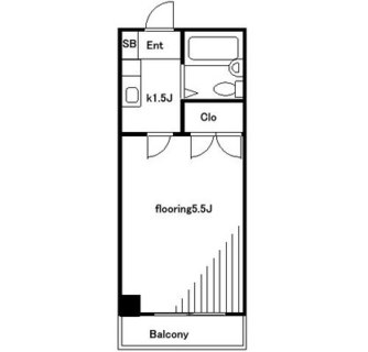 東京都板橋区成増２丁目 賃貸マンション 1K