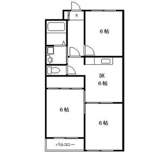 東京都板橋区赤塚１丁目 賃貸マンション 3DK