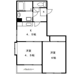 東京都豊島区要町３丁目 賃貸マンション 2K