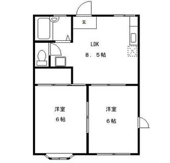 東京都豊島区千早３丁目 賃貸アパート 2DK