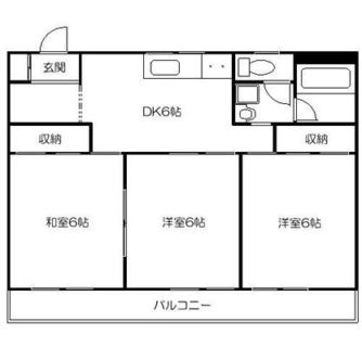 東京都練馬区田柄１丁目 賃貸マンション 3DK