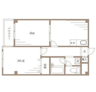 東京都豊島区高田１丁目 賃貸マンション 2DK