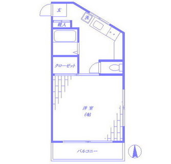 東京都豊島区池袋２丁目 賃貸マンション 1K